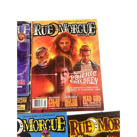 Lot of 5 Rue Morgue Horror Magazine 184, 189, 206-208 Nightmare On Elm Street - Picture 6 of 6